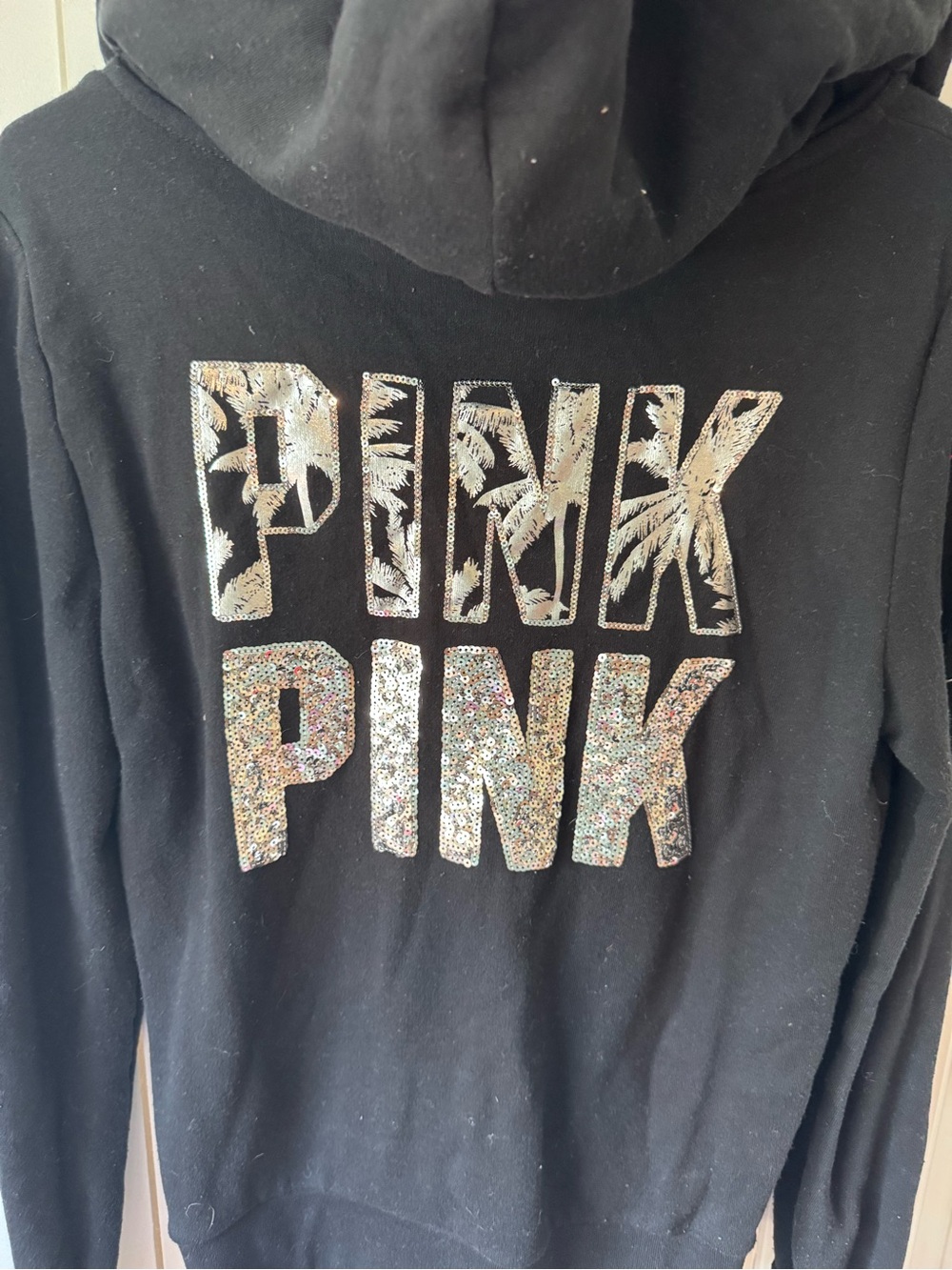 Women's PINK zip hoodie